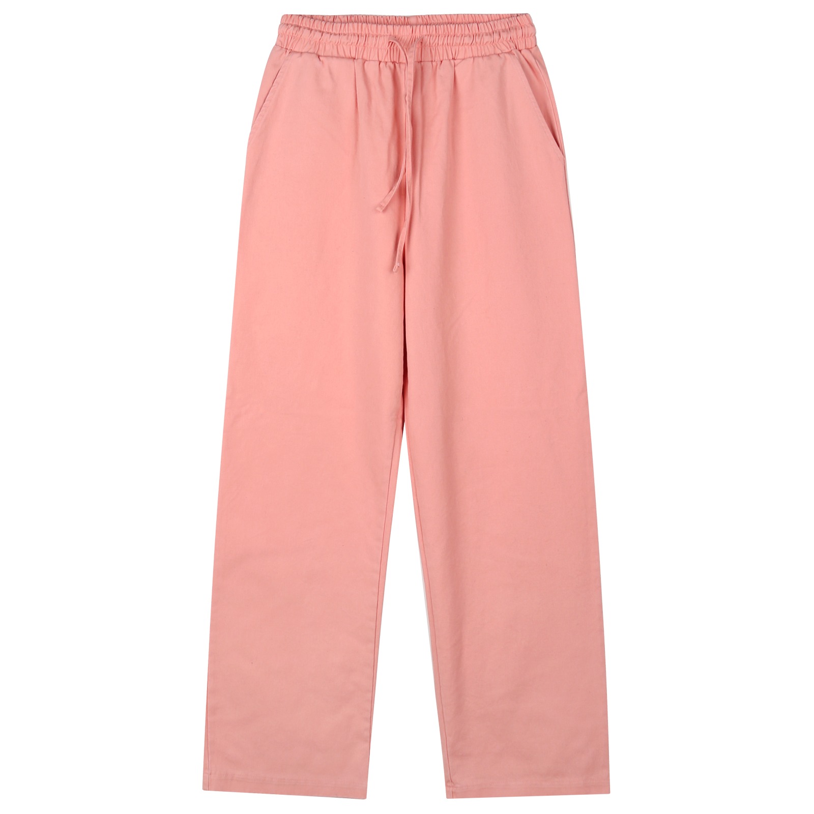 V149 wide cotton bandding pants (pink)